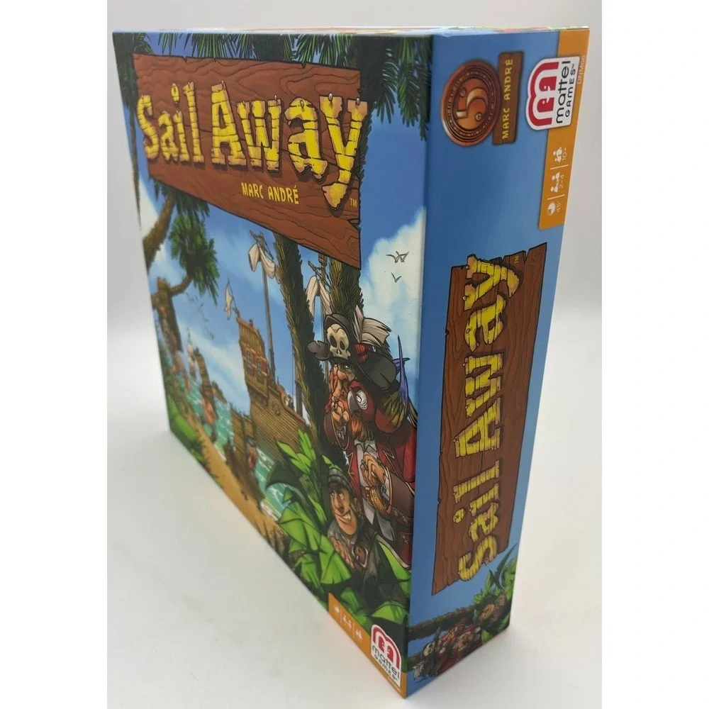 Sail Away Board‎ Game Marc Andre Mattel Games 2016 Never Played - Picture 10 of 12